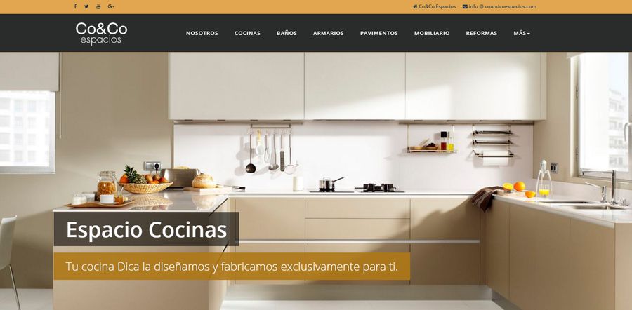 Inauguramos página web: Co&Co Espacios