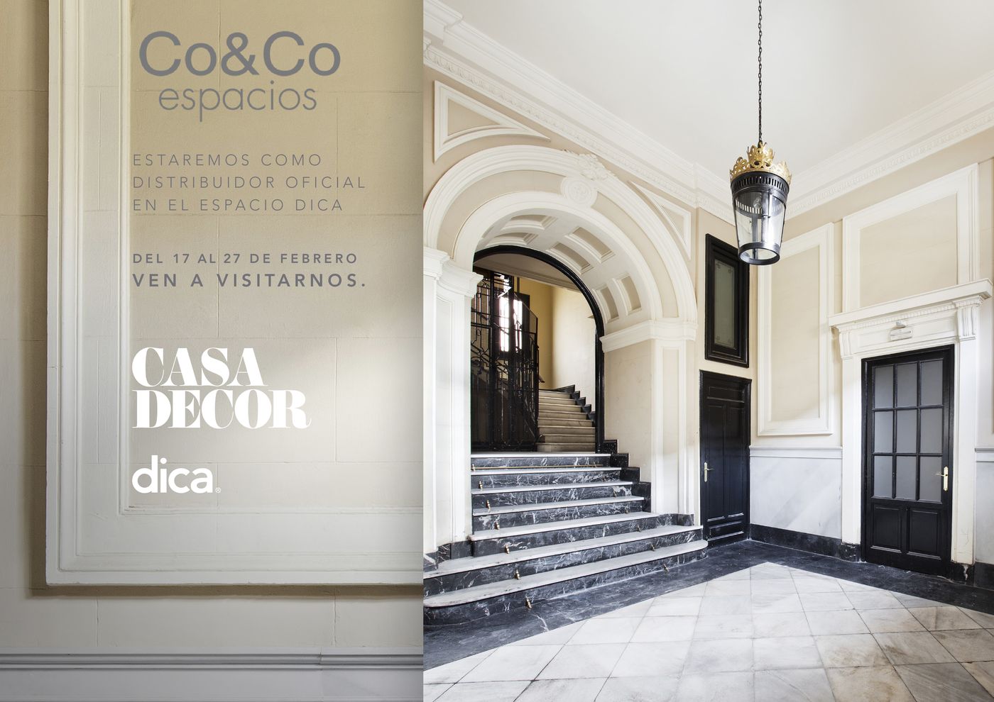 Co&Co Espacios estará presetente en Casa Decor 2018 dica madrid