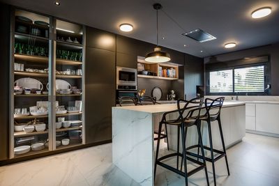 Proyecto integral de cocina y salón Encinar de los Reyes Madrid